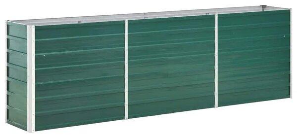 Povišena gredica - Vrtna gredica od pocinčanog čelika 240x40x77 cm zelena - Zelena 240 x 40 x 77 cm 1 240 x 40 x 77 cm