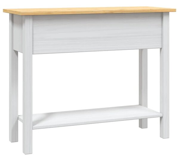 Konzolni stol borovina meksički stil Corona bijeli 90x34 5x73cm - Bijela 1 Bijela