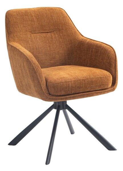 Narančaste podstavljene blagovaonske stolice u setu 2 kom Avola – Unique Furniture