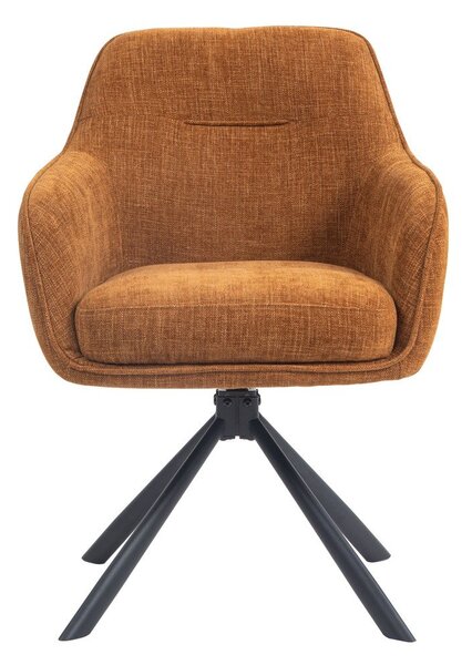 Narančaste podstavljene blagovaonske stolice u setu 2 kom Avola – Unique Furniture