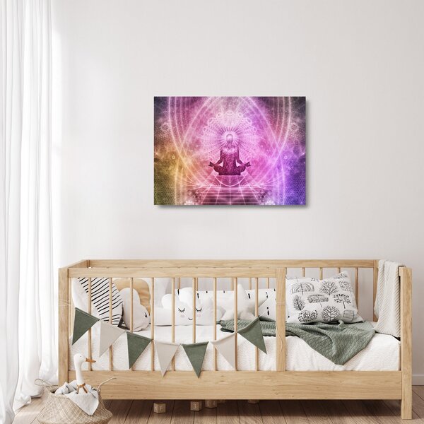 Staklena slika meditacije (70x50 cm)