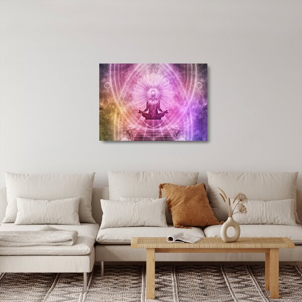 Staklena slika meditacije (70x50 cm)