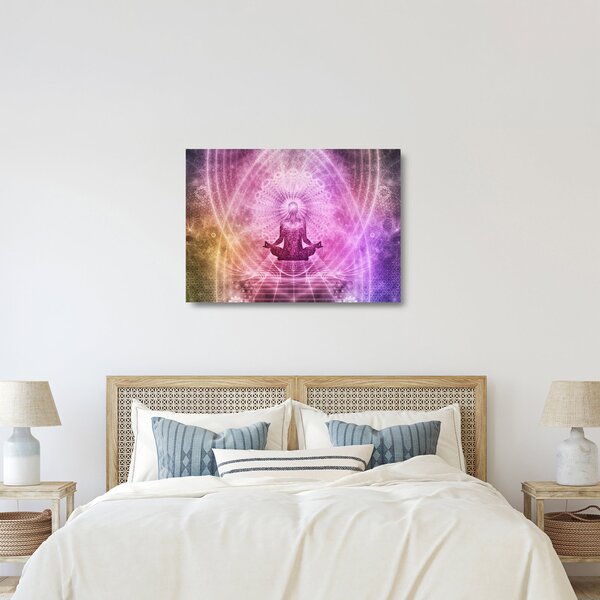 Staklena slika meditacije (70x50 cm)