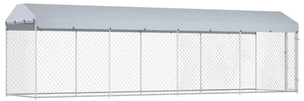 Vanjski kavez za pse s krovom 760 x 190 x 225 m - 760 x 192 x 225 cm 1 Da 760 x 192 x 225 cm