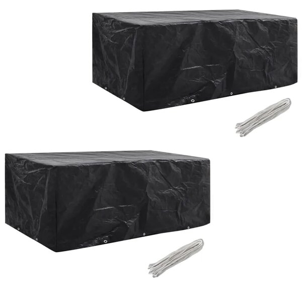 Navlake za vrtni namještaj za 8 osoba 2 kom 10 ušica 229x113 cm - 229 x 113 x 73 cm 2 229 x 113 x 73 cm 2