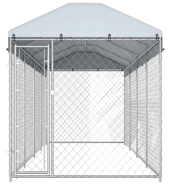 Vanjski kavez za pse s krovom 760 x 190 x 225 m - 760 x 192 x 225 cm 1 Da 760 x 192 x 225 cm