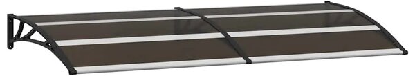 Nadstrešnica za vrata crna 200 x 75 cm PC - Crna 200 x 75 cm 1 sa 6 ploča