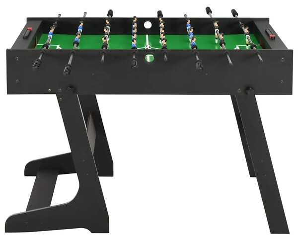 Sklopivi stolni nogomet 121 x 61 x 80 cm crni - Crna Crna