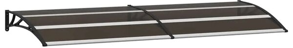 Nadstrešnica za vrata crna 240 x 75 cm PC - Crna 240 x 75 cm 1 sa 6 ploča