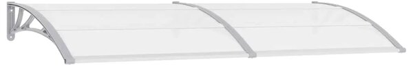 Nadstrešnica za vrata siva i prozirna 240 x 75 cm PC - Siva i prozirna 240 x 75 cm 1 sa 6 ploča
