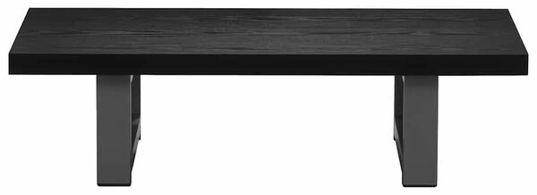 Dvodijelni set kupaonskog namještaja keramički crni - Crna polica od 60 cm i okrugli umivaonik od 40 cm 2 1