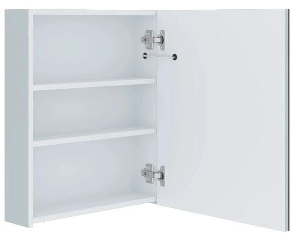 LED kupaonski ormarić s ogledalom 50 x 13 5 x 60 cm
