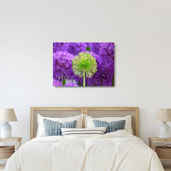 Staklena slika cvijeta (70x50 cm)