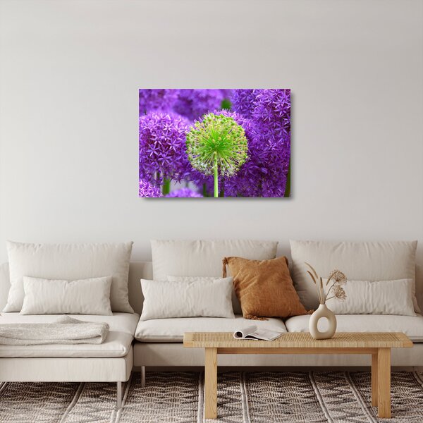 Staklena slika cvijeta (70x50 cm)