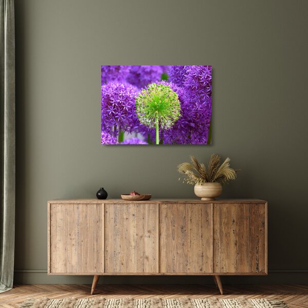 Staklena slika cvijeta (70x50 cm)