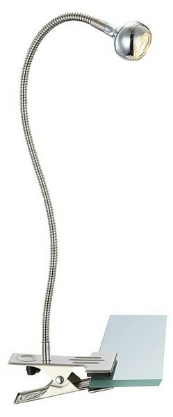 Globo Serpent LED stolna svjetiljka s hvataljkom (Š x V: 43 x 48 cm, 3 W, Krom-mat krom)