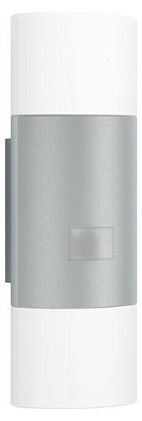 Steinel LED vanjska svjetiljka sa senzorom pokreta L 910 S (9,8 W, D x Š x V: 8 x 8,5 x 23,5 cm, Srebrne boje, Bijele boje, Topla bijela)