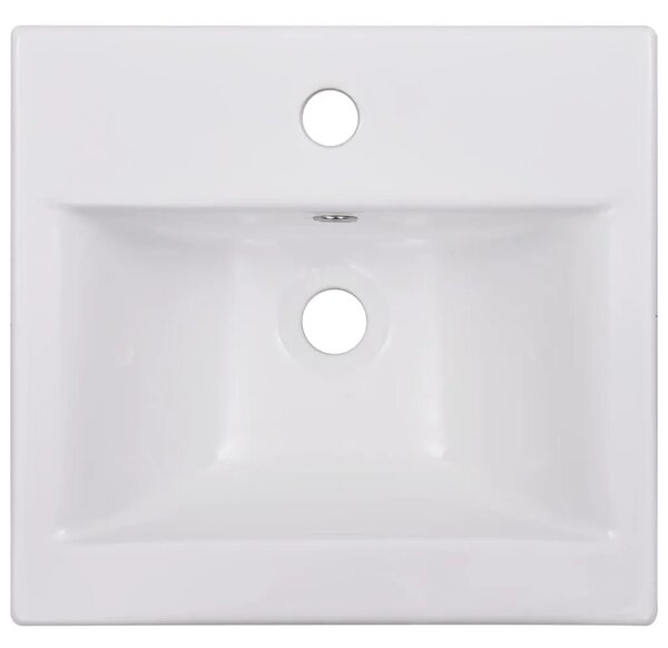 Ugradbeni Lavabo - Umivaonik 42 x 39 x 18 cm keramički bijeli - 42 x 39 x 18 cm 42 x 39 x 18 cm