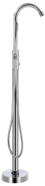 Samostojeća slavina za kadu od nehrđajućeg čelika 118 5 cm
