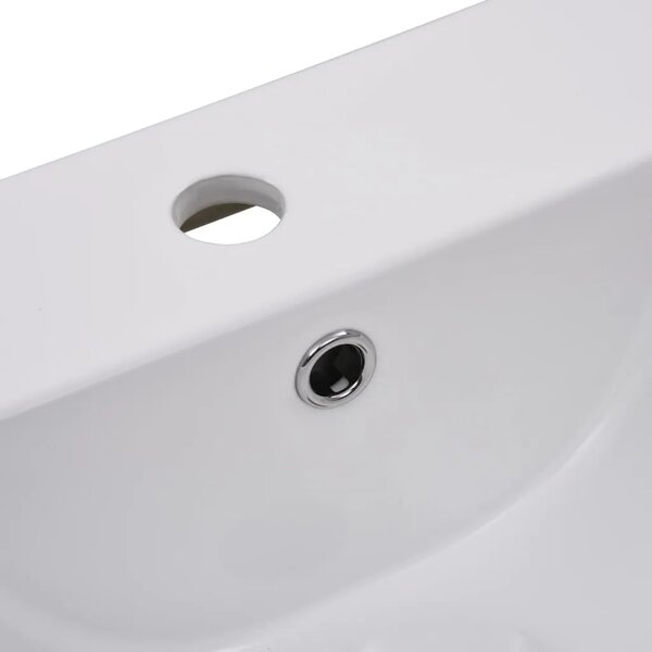 Ugradbeni Lavabo - Umivaonik 42 x 39 x 18 cm keramički bijeli - 42 x 39 x 18 cm 42 x 39 x 18 cm