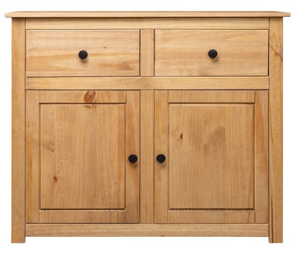 Komoda od masivne borovine 93 x 40 x 80 cm asortiman Panama - Smeđa 1 Smeđa