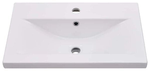 Ugradbeni Lavabo - Umivaonik 61 x 39 5 x 18 5 cm keramički bijeli - 61 x 39.5 x 18.5 cm 61 x 39.5 x 18.5 cm