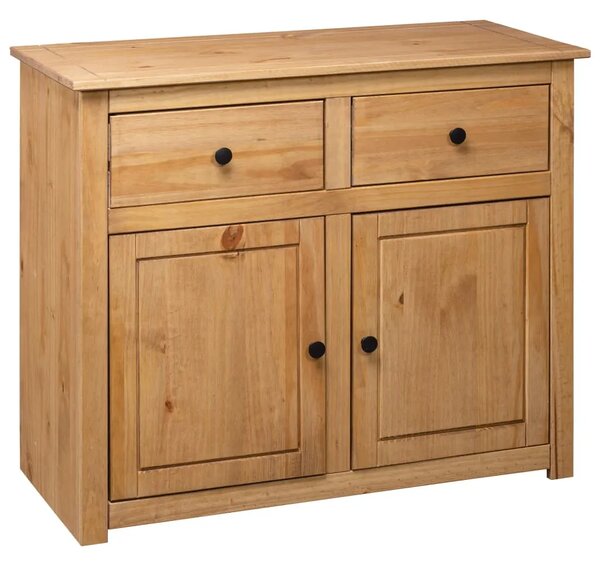 Komoda od masivne borovine 93 x 40 x 80 cm asortiman Panama - Smeđa 1 Smeđa