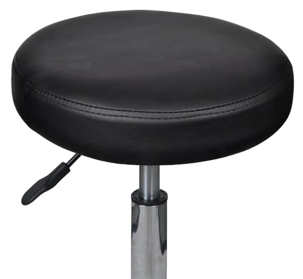 Uredski stolci od umjetne kože 2 kom crni 35 5x84 cm - Crna 2 Crna 2