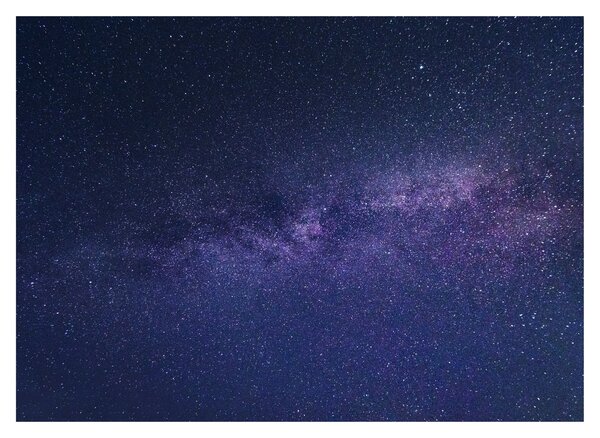 Staklena slika noćnog neba (70x50 cm)