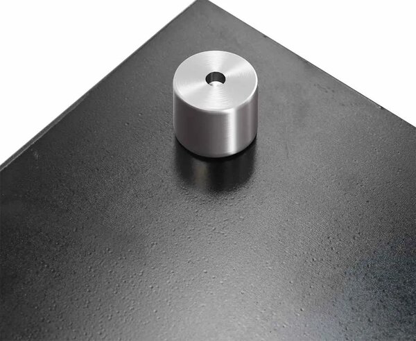 Kuhinjska zaštita od prskanja crna 100 x 50 cm kaljeno staklo - Crna 100 x 50 x 0.6 cm 1 Crna