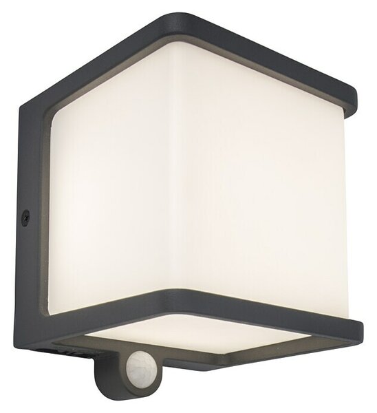 Lutec Doblo Solarna vanjska zidna svjetiljka (7,5 W, D x Š x V: 12,9 x 11 x 11 cm, IP54, 500 lm)