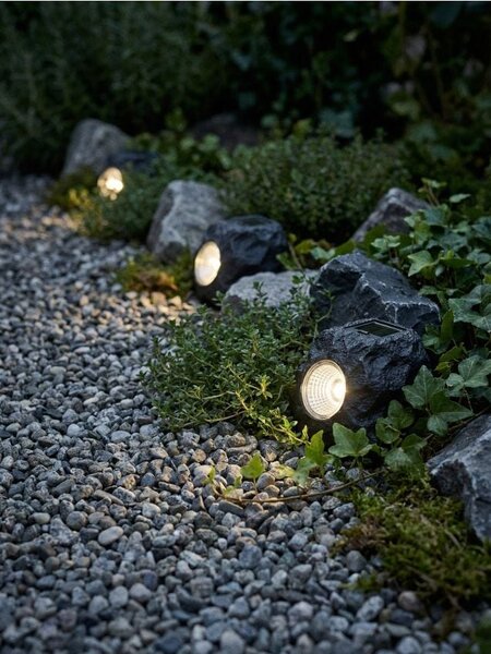Sinsay - Vrtna solarna LED lampa u obliku kamena