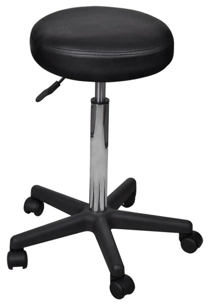 Uredski stolci od umjetne kože 2 kom crni 35 5x84 cm - Crna 2 Crna 2