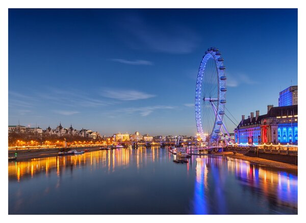 Staklena slika London Eye (70x50 cm)