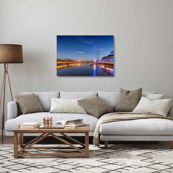 Staklena slika London Eye (70x50 cm)