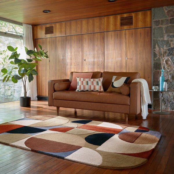 Ručno rađen vunen tepih boje terakote 160x230 cm Mia Arch – Flair Rugs