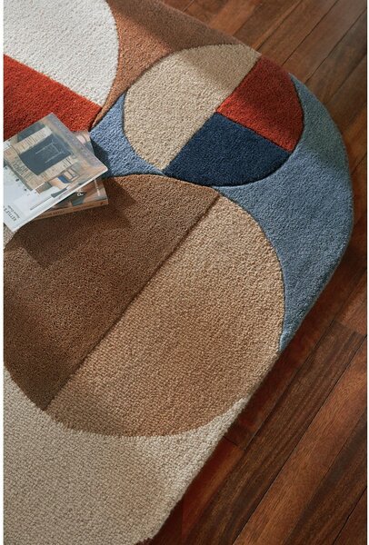 Ručno rađen vunen tepih boje terakote 160x230 cm Mia Arch – Flair Rugs