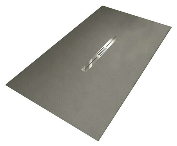 Sanotechnik Tuš kada SMC (D x Š: 170 x 80 cm, Poliester, Siva)