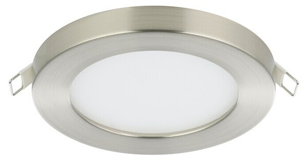 Eglo LED ugradbena svjetiljka, okrugla Fueva Flex (5,5 W, Ø x V: 11,7 x 0,2 cm, Mat nikal, Neutralno bijelo)