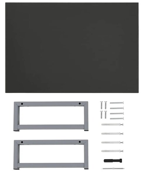 Kupaonski namještaj sivi 60 x 40 x 16 3 cm - Siva 60 x 40 cm 1 Siva