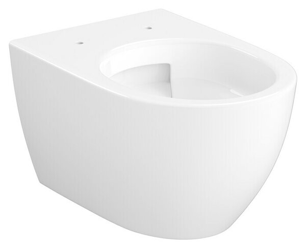 Camargue San Francisco Komplet zidne WC školjke (Bez ruba, Bez posebne glazure, Oblik ispiranja: Duboko, WC odvod: Vodoravno)