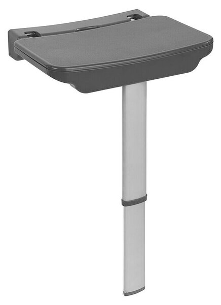 Wenko Secura Premium Sklopiva stolica Secura Premium (D x Š x V: 30 x 37 x 37 cm, Opteretivost: 120 kg, Antracit)