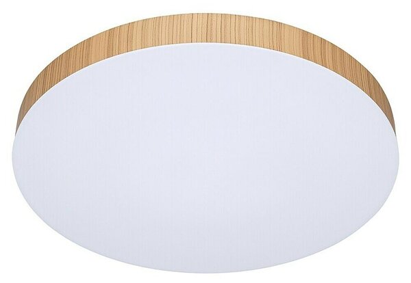 Green Tech Okrugla stropna LED svjetiljka CLE-36W (36 W, Ø x V: 40 cm x 42 mm, Drvo, Bijela, Topla bijela)