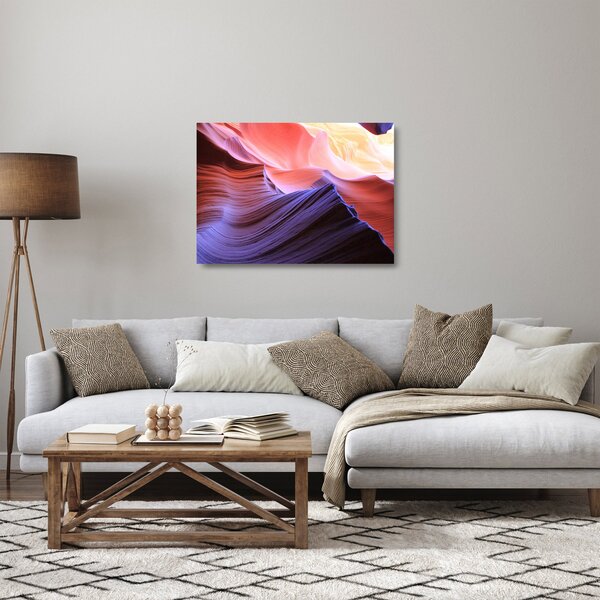 Staklena slika - pijesak u boji (70x50 cm)