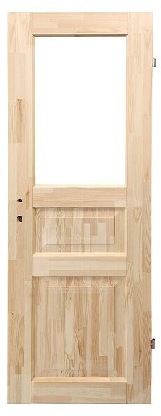 Eurolam Rustikalna vrata P2 (850 x 2.000 mm, Smjer otvaranja: Desno, Smeđa)