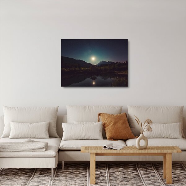 Staklena slika - noćno nebo (70x50 cm)