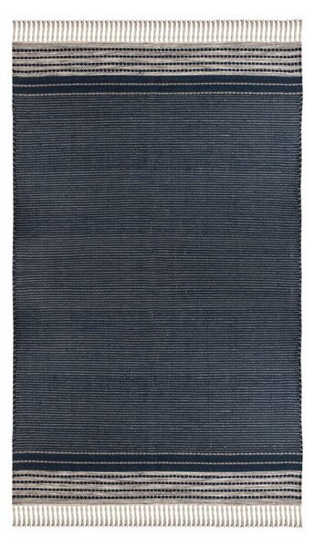 Tamnoplavi dvostrani vanjski tepih od reciklirane plastike Green Decore Civil, 120 x 180 cm