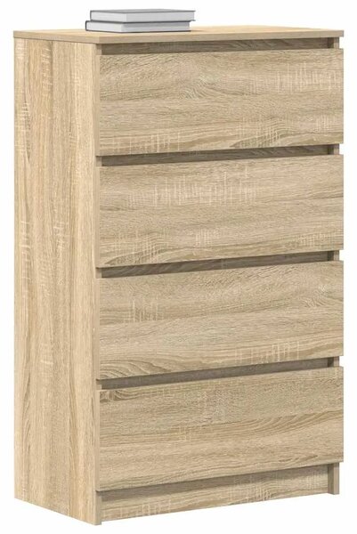 Komoda boja hrasta sonome 60 x 35 x 98 5 cm konstruirano drvo - sonoma hrast 1 Sonoma hrast