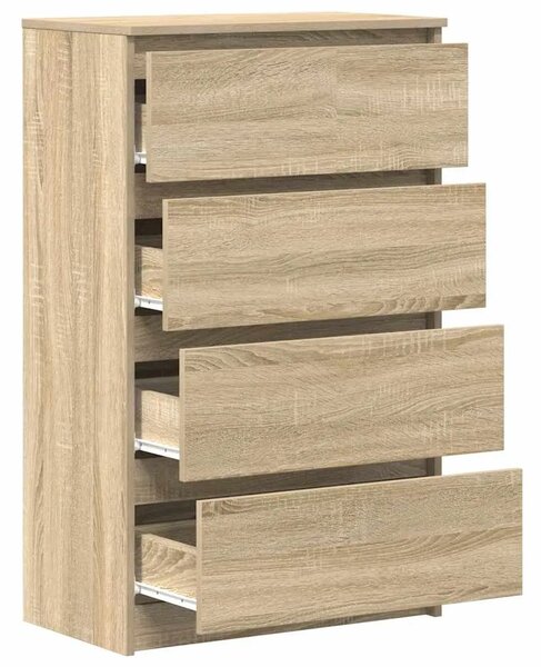 Komoda boja hrasta sonome 60 x 35 x 98 5 cm konstruirano drvo - sonoma hrast 1 Sonoma hrast