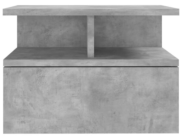 Viseći noćni ormarići 2 kom 40x31x27cm konstruirano drvo - Beton siva 2 Beton siva 2
